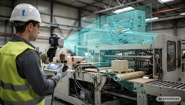 Digitalização 3D de uma instalação industrial com tecnologia LiDAR-Scan