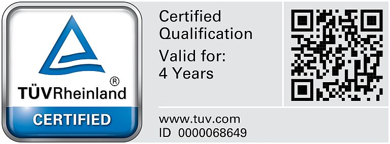 Certificación TÜV Rheinland